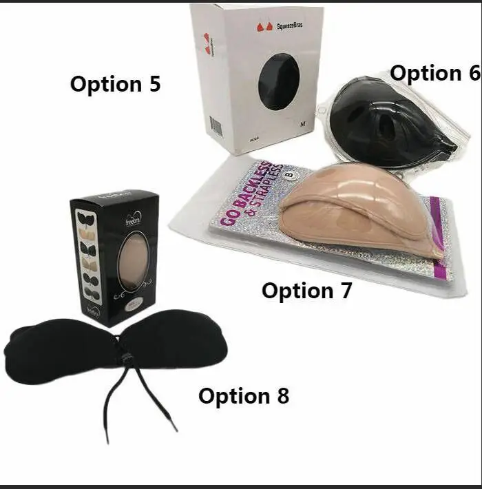 Wholesale Triangle Push Up Stick On Bra Instant Boob Lift Bra Double Sided Adhesive Bra Insert