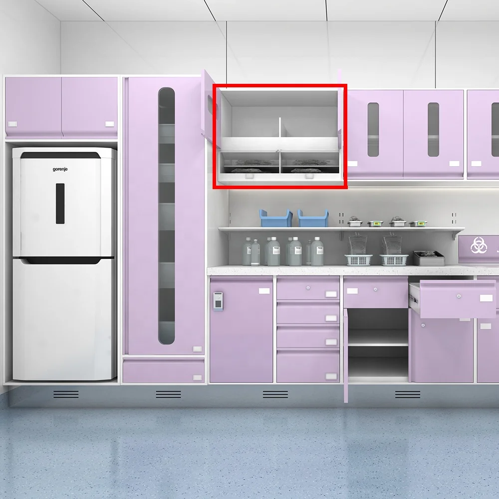 Hot Sale Modern Stainless Steel Wall-Mounted Medical Dispenser Cabinet for Hospital Office Clinic Dental School Supermarket Use 5