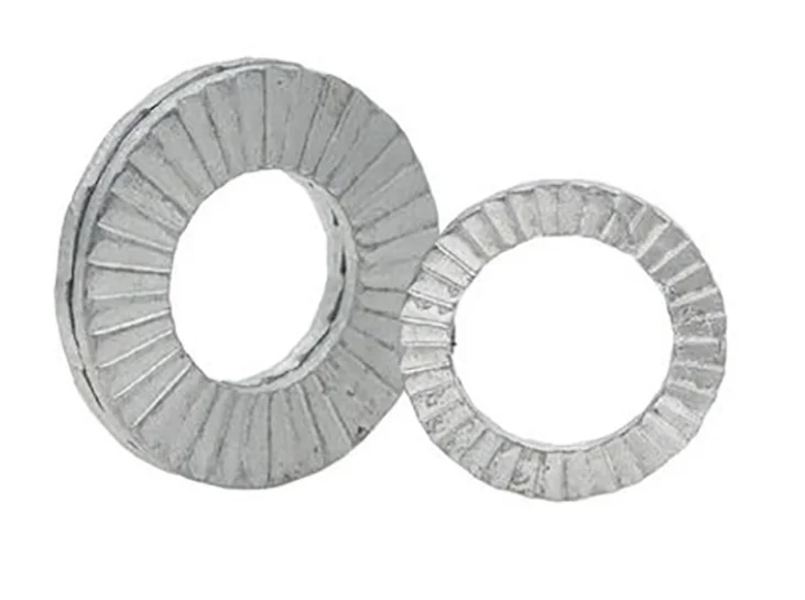 Din25201 Dacromet Safety Lock Washer Wedge Lock Washer Twofold Dual