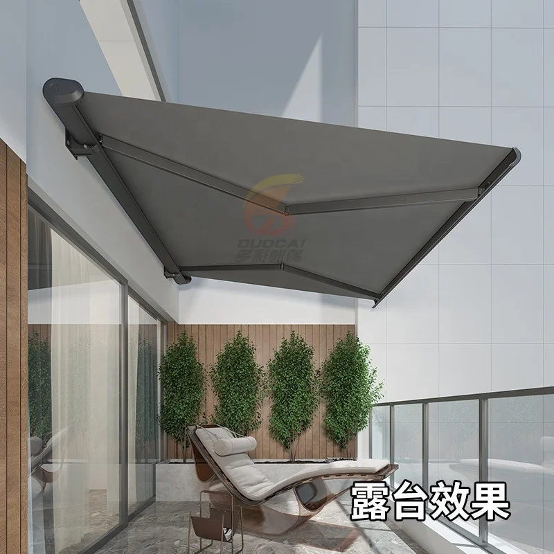 Retractable Prefab Awnings Shade Container Awning Outdoor Stretch Awnings