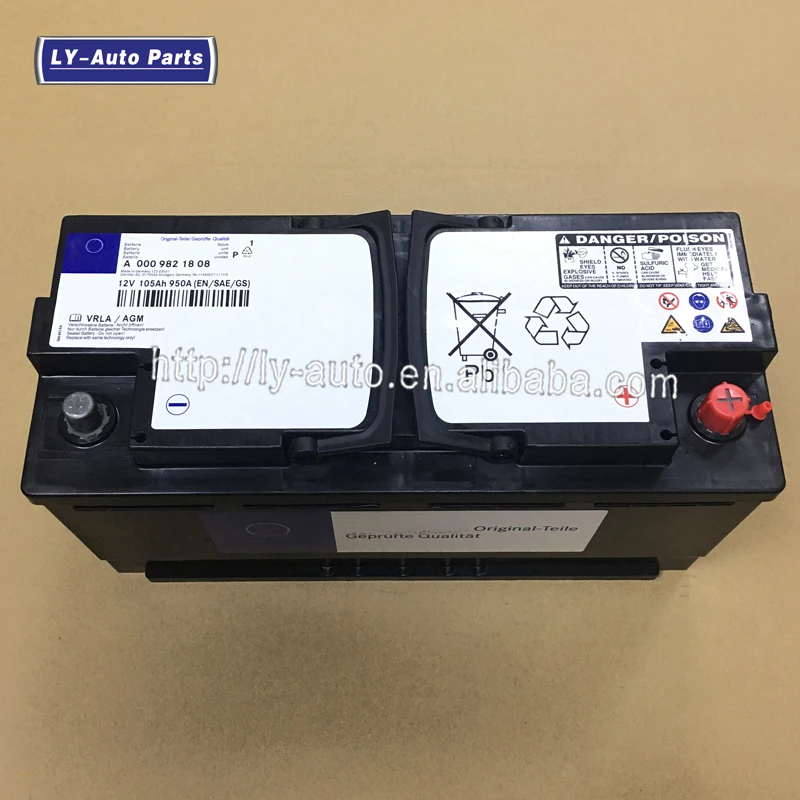 0009821808 A0009821808 12V 105Ah 950A For Mercedes-Benz Auto Brand New  Starter Battery OEM