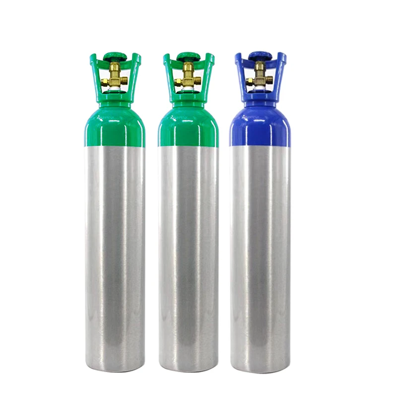 10L 20L Aluminium Cylindri CO2 O2 Cylindri