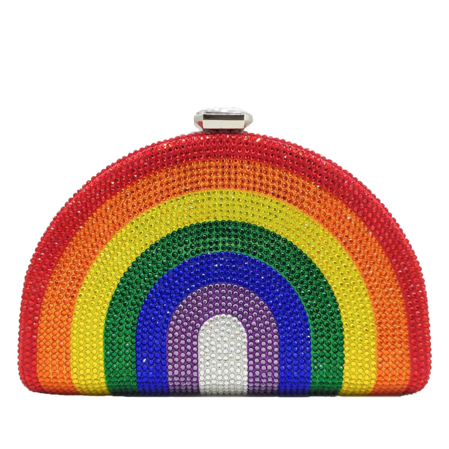 Beaded Rainbow Clutch Purse  New Orleans Graphic Fashion Tees and Gifts