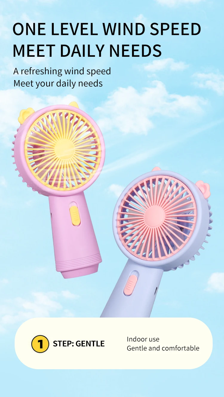 Usb Portable Mini Fan Rechargeable Fan Handheld Fan