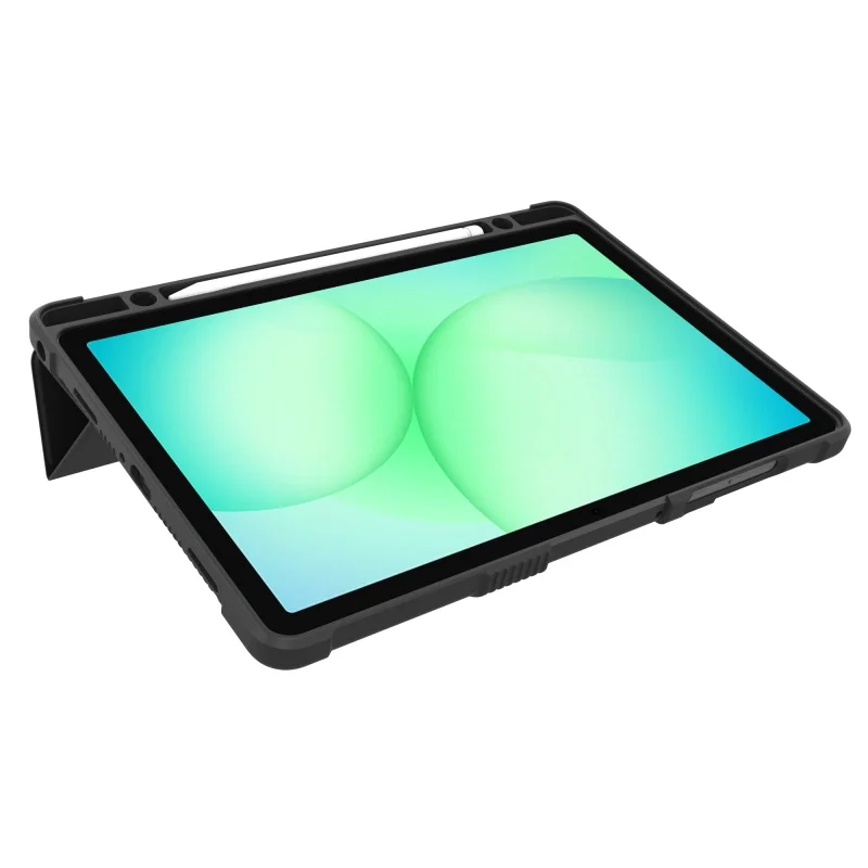 product foldable kickstand pu leather smart cover case for samsung galaxy tab a11 shockproof  anti bend cover tablet case for tab a11-7