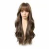 Chocolate brown caramel highlights