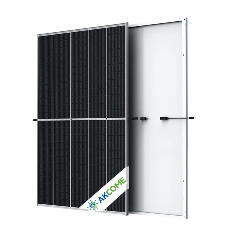 High Efficiency AKCOME SKA508MHVC 210mm Mono 9BB Half Cut Solar Panel Module 410w 415w for Europe