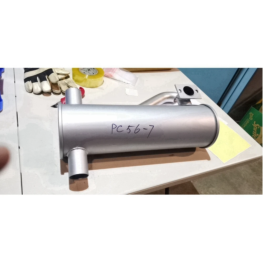 IZUMI for Komatsu PC56-7 PC70-8 PC90-8 S4D87E-1 Muffler KT1G390-1211-0 Genuine Engine Parts