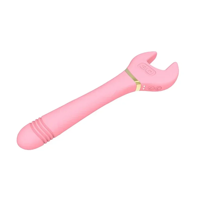 Senior Simulation 30 Wrench Vibrator Automatic Telescopic Dildo AV Stick Massager Female Masturbator Wrench Sex Toys