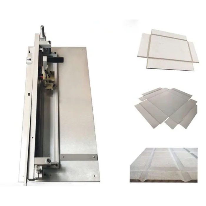 Factory Manual V Type Cardboard Grooving Machine Paperboard V Groove Carton Box Vertical Slotting Machine for Corrugated Carton