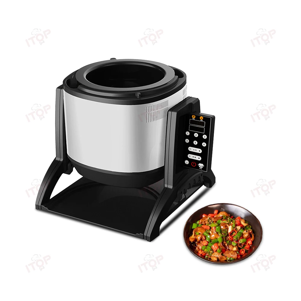 Commercial Intelligent Electric Automatic Cooking Machine Food Stir Fry Wok Robot Stir Cooker Fried Rice Cooking Machine 220v