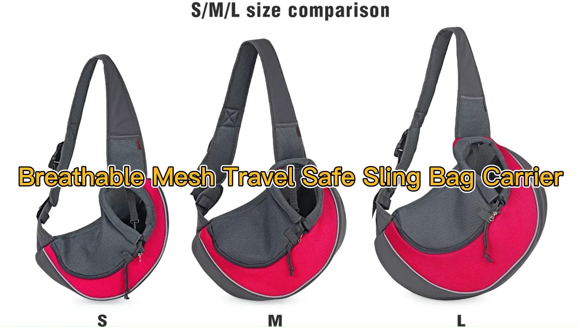 Wholesale Pet Dog Sling Carrier Hands Free Dog Carrier Sling With