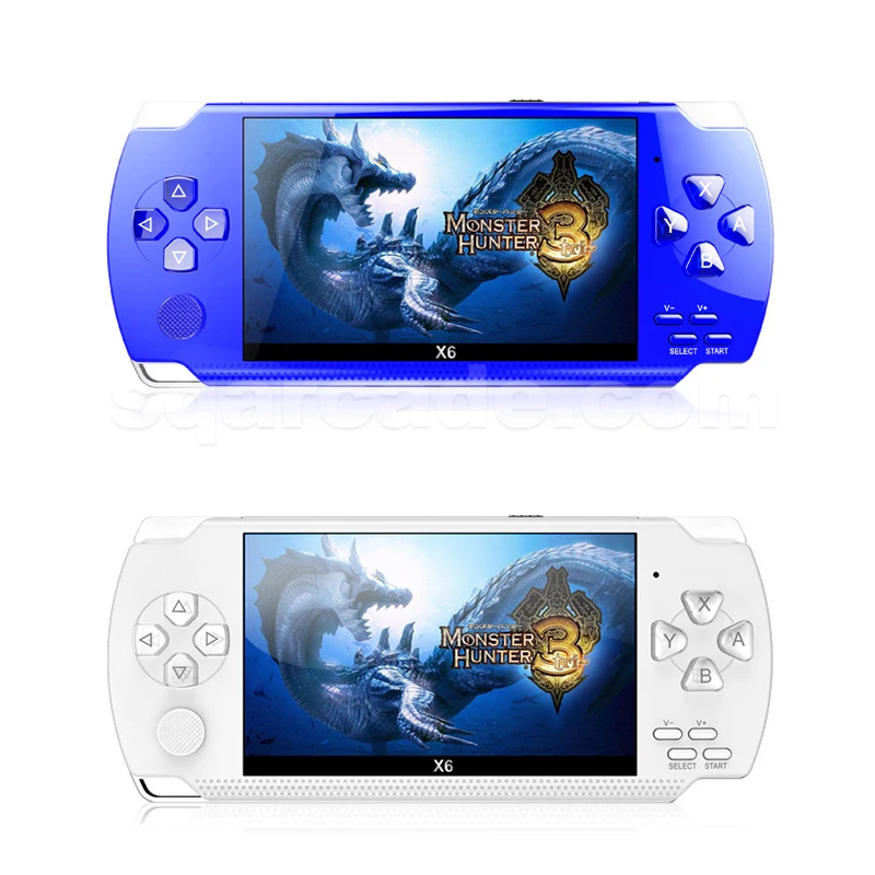 X6ハンドヘルドゲーミング5000in1ゲームコンソール4.3インチ画面