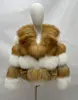 Red fox and white fox