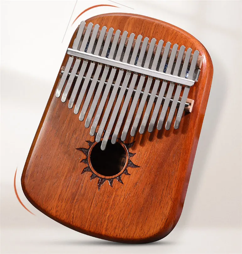 NINO Percussion Kalimba En Bois, Vert, Petit - G#'''/f'/ F