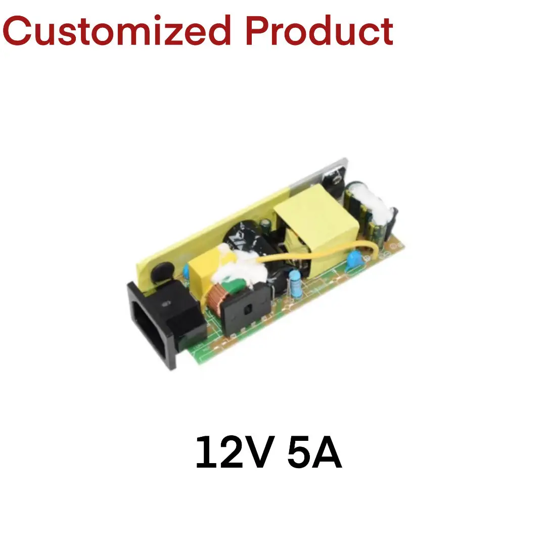 60W Loptop Converters AC to DC Wall Mounted Chargers CE FCC KC ROHS 24V2.5A 12V5A Switching Power Supply Module