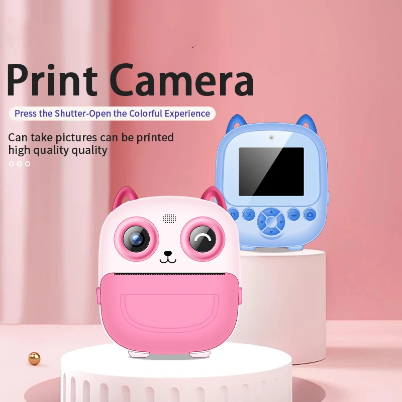 Alibaba.com: Portable 1080P Mini Kids Camera with Thermal Paper Print ...