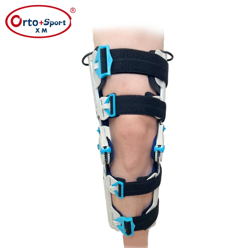 Carbon Fiber Postop Knee Brace Leg Stabilizer Immobilizer Post Op Knee