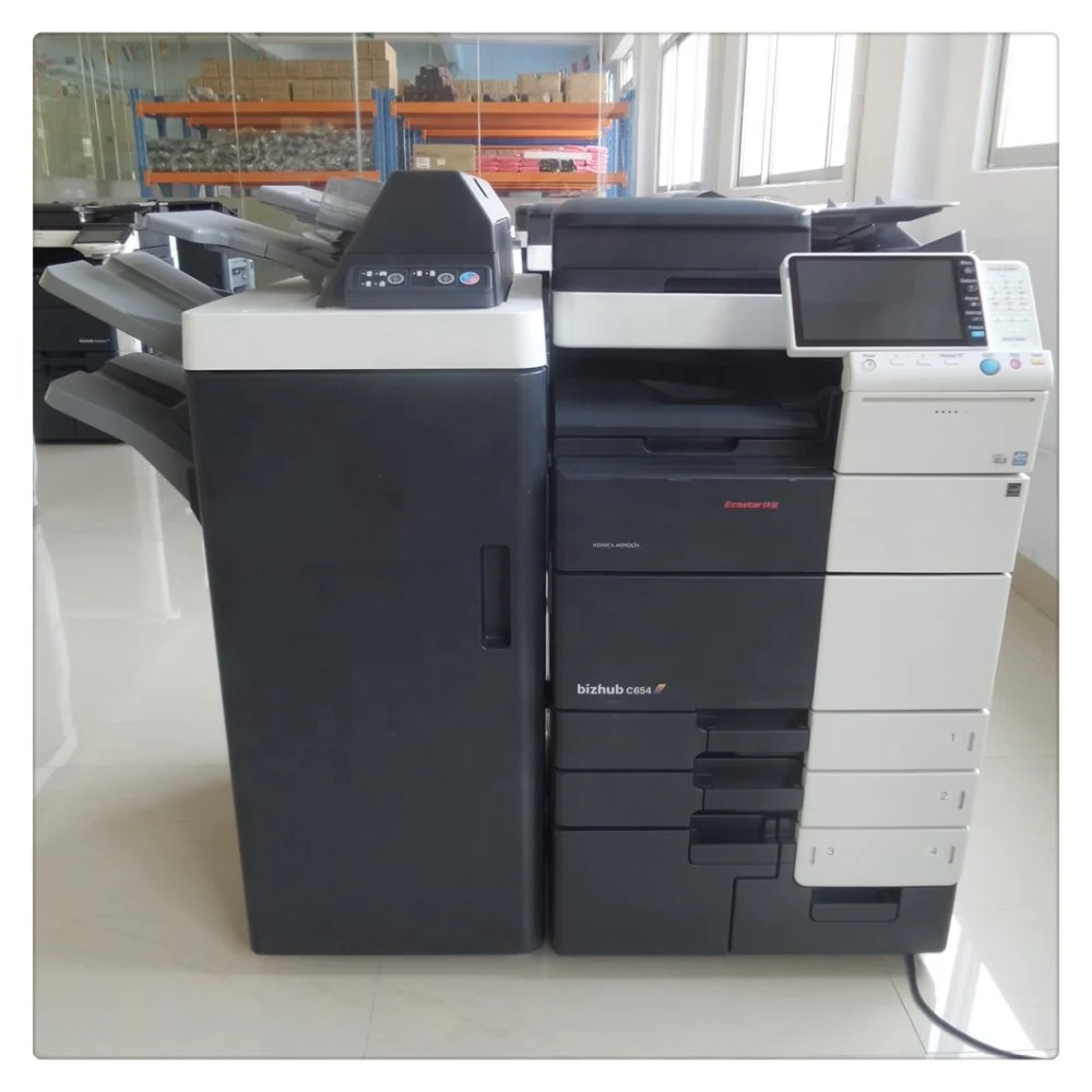 Used Photocopy Machine Color Printer Copier for Konica Minolta Bizhub C754e C654e Fotocopiadora