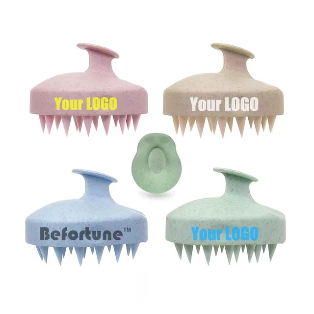Wholesale Clean Tool Silicone Hair Scalp Massage Brush Soft Hair Scalp Shampoo Massager Scalp Care  Soft Silicone Bristles Brush