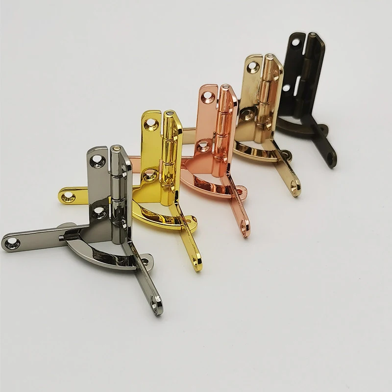 Spring Hinges for Jewelry Box Hinges Hardware Accessories Jewelry Box Fitting Supports Quadrant Hinges