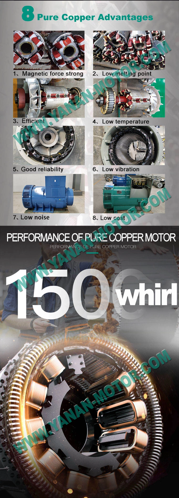 Customized Brushless Ac Alternator For Generator Yanan Slg Series