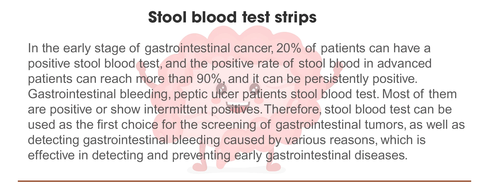 Colorectal Diseases Self-test For Fecal Occult Blood Test Strips - Buy ...