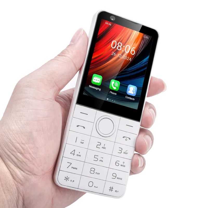 DOOV R77C Telefone Android Dual SIM 4G com Teclado, Smartphone com