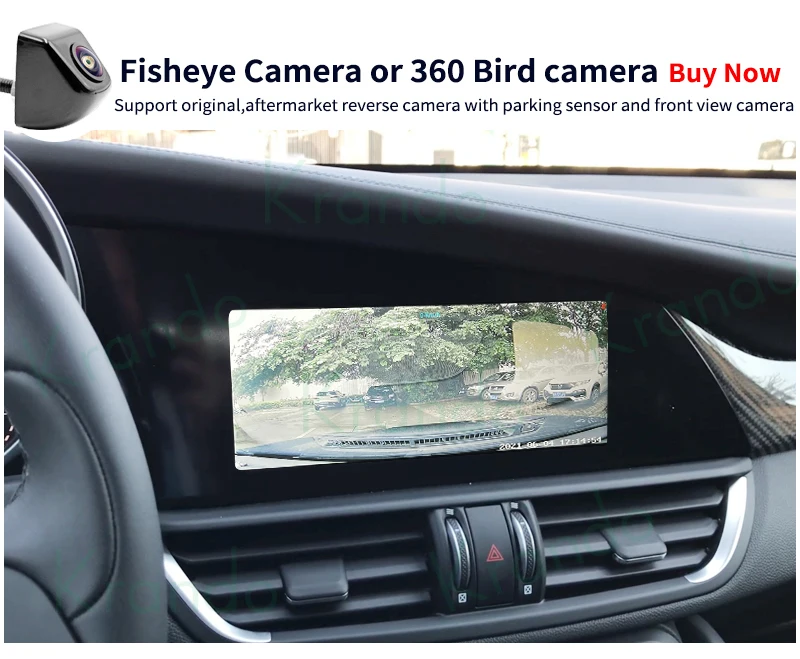 Telecamera Di Retromarcia Wireless Per Alfa Romeo Giulietta 940 (2010-2015) - Visione Notturna HD CCD