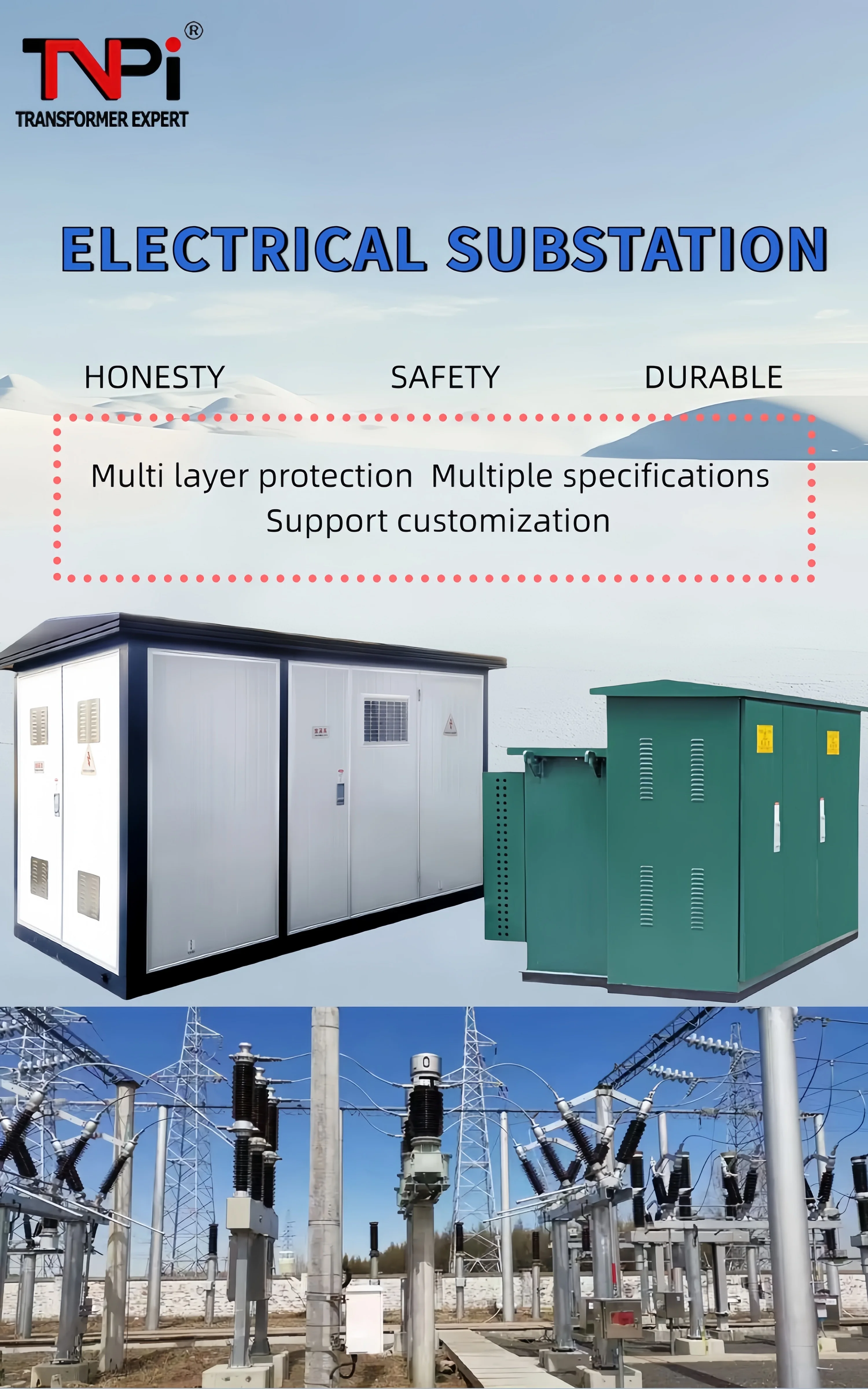 Prefabricated Warehouse Substation Transformer Box for MV&HV ...