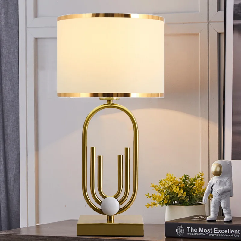 Creative Decorative Wooden Led Table Light Nordic Modern Simple Glass Brick Table Lamp