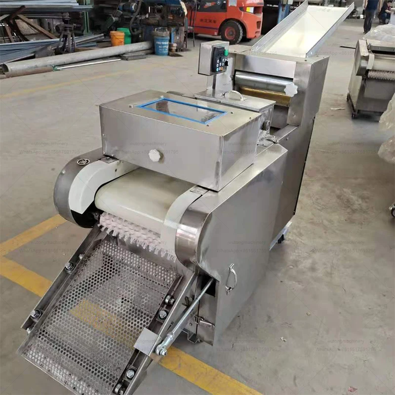 Nigerian Chin Chin Cutter Hard Dough Cutting Machine Big Grain Product Dough Strip Grissini Italian Sticks Nimki Making Machine