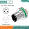 M12-A-6P ชาย M12 * 1.0