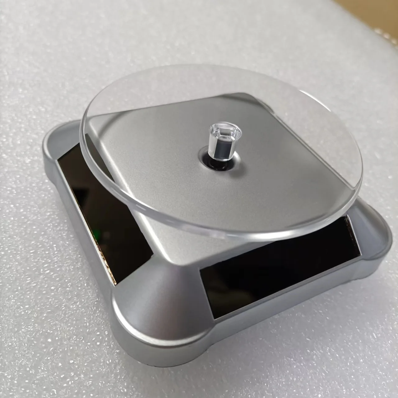 360度ソーラーショーケースターンテーブル回転ディスプレイ