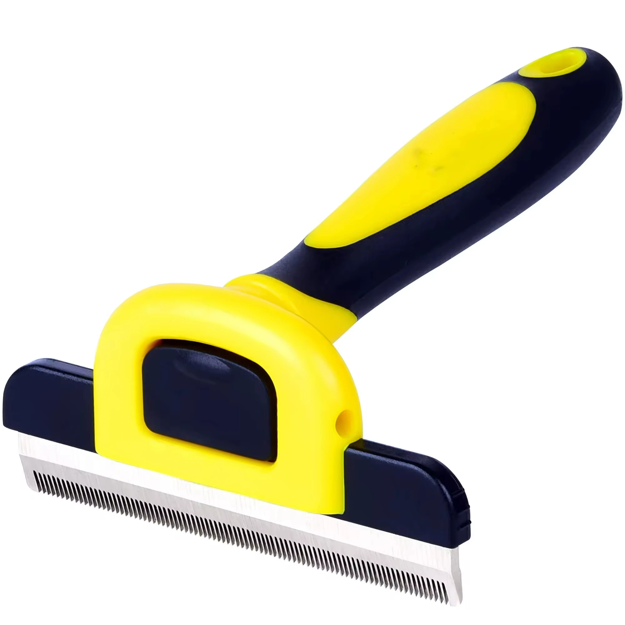 Stainless Steel Pet Accessories Self-Cleaning Comb Brush For Grooming Hair Remover Deshedding Brush For Dogs