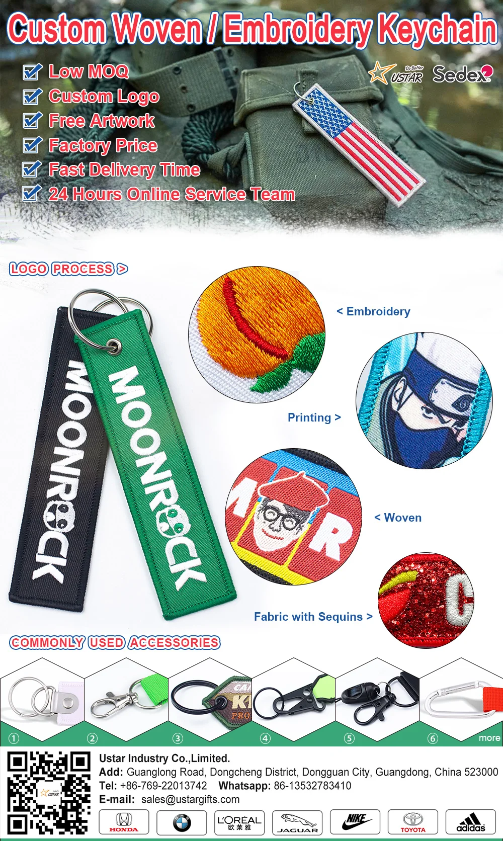 Wholesale Customized Airplane Jet Tag Nylon Tags Key Chain Key Ring Tag