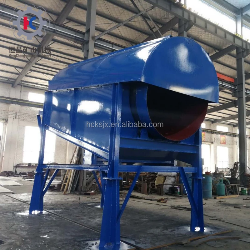 Coal Ash Screening Sieving Machine Gold Trommel Sieve GT1015 GT1020 GT1225 Rotary Drum Trommel Screen for Compost Sand Gravel