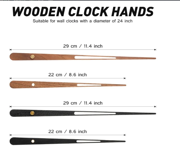 DIY Clock Needles - Wooden Pointers for Modern Timepieces