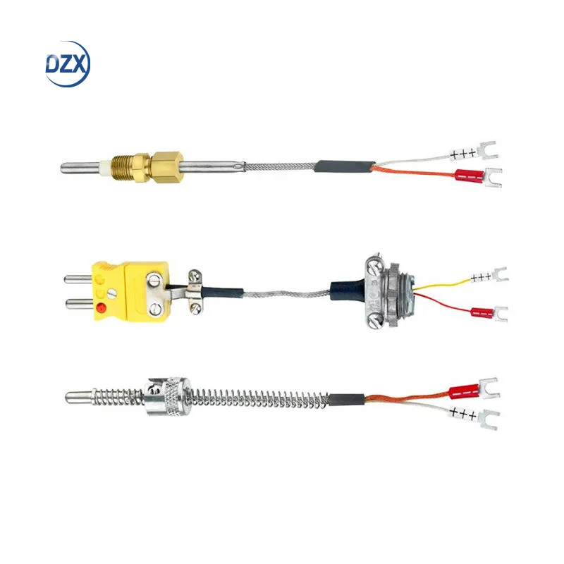 DZX горячая Распродажа быстрое время отклика Низкая цена Высокое качество Тип K регулятор температуры с термопарным WRNM-201 ручкой ABS
