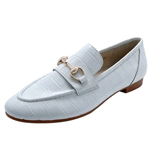 New Arrival High Quality Womens Leather Loafers Luxury Fashion Leather Shoes for Ladies