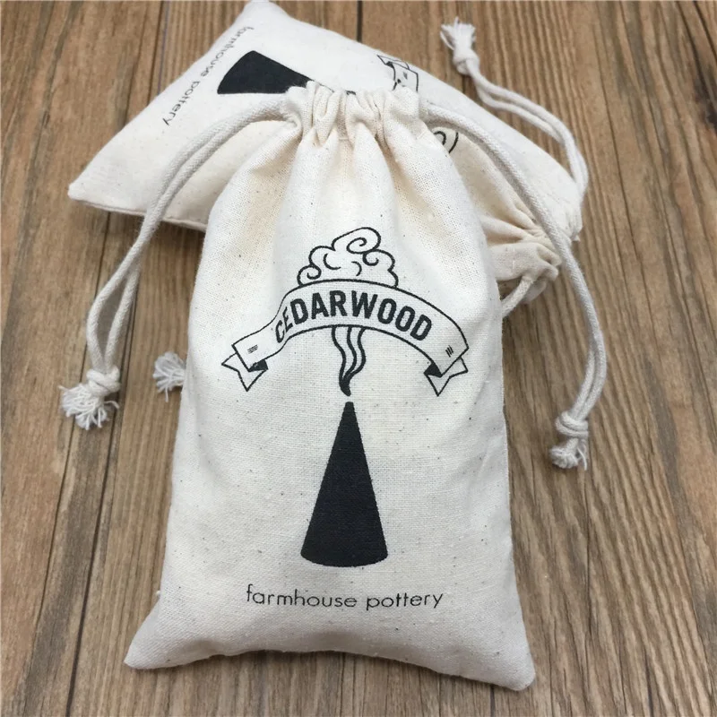 Eco-friendly Small Cotton Drawstring Pouches 4''x6'' (10x15cm) 100% Cotton Muslin Pouch for Diamonds, Soaps, Jewelry, Diva Cup