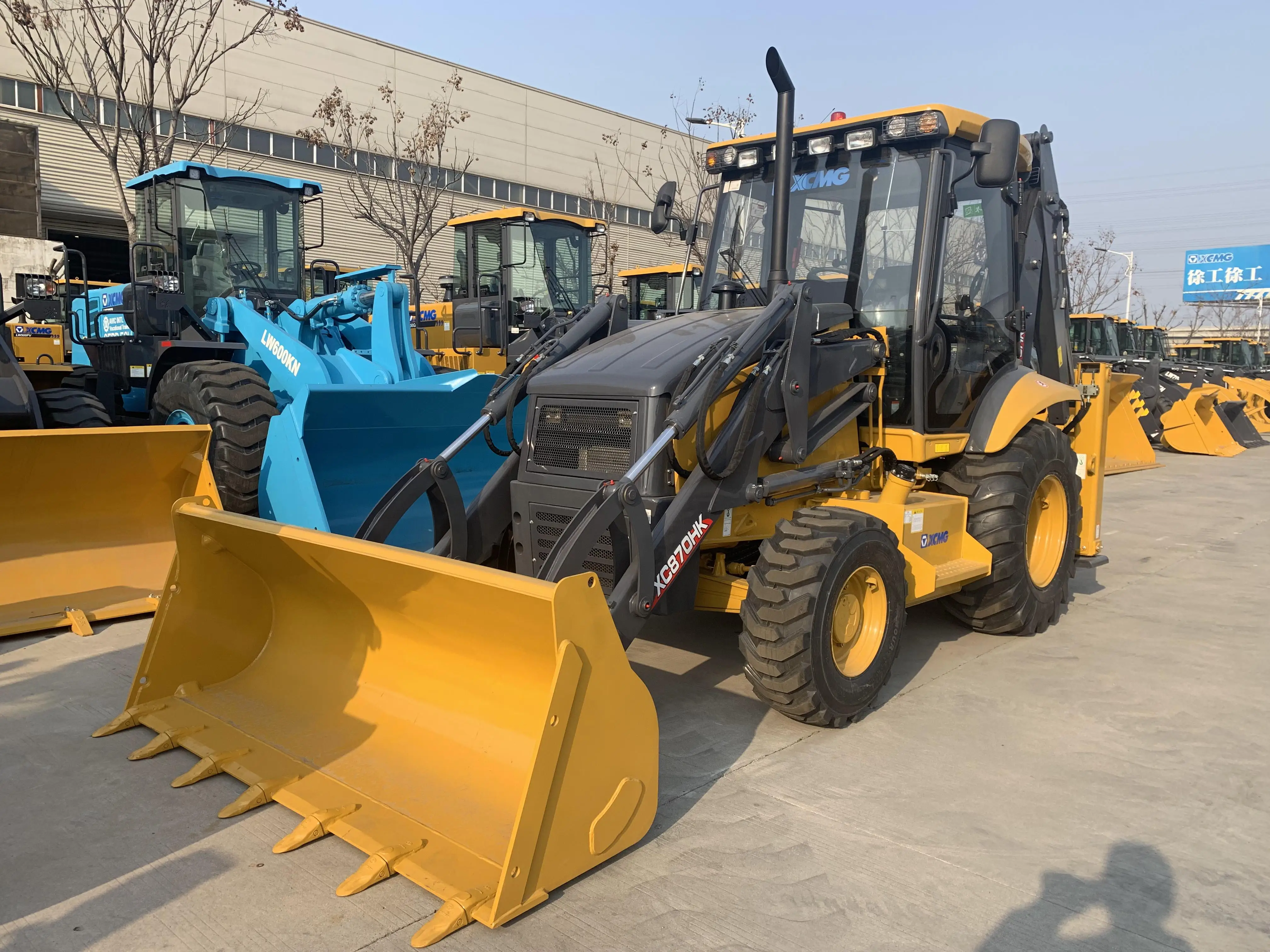 Xcmg Mini Back Hoe Loader 2.5 Ton Backhoe Loader Mini Excavator Loader ...