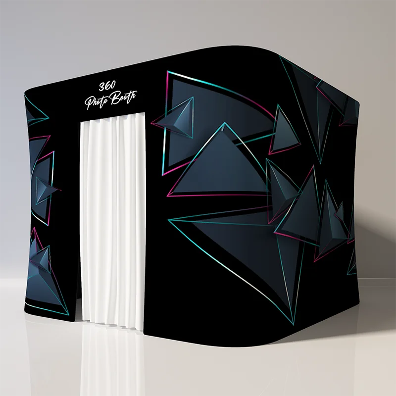 Custom Camera Photography Backdrop Stand Tension Magazine Cube Box 360 Photobooth Enclosure