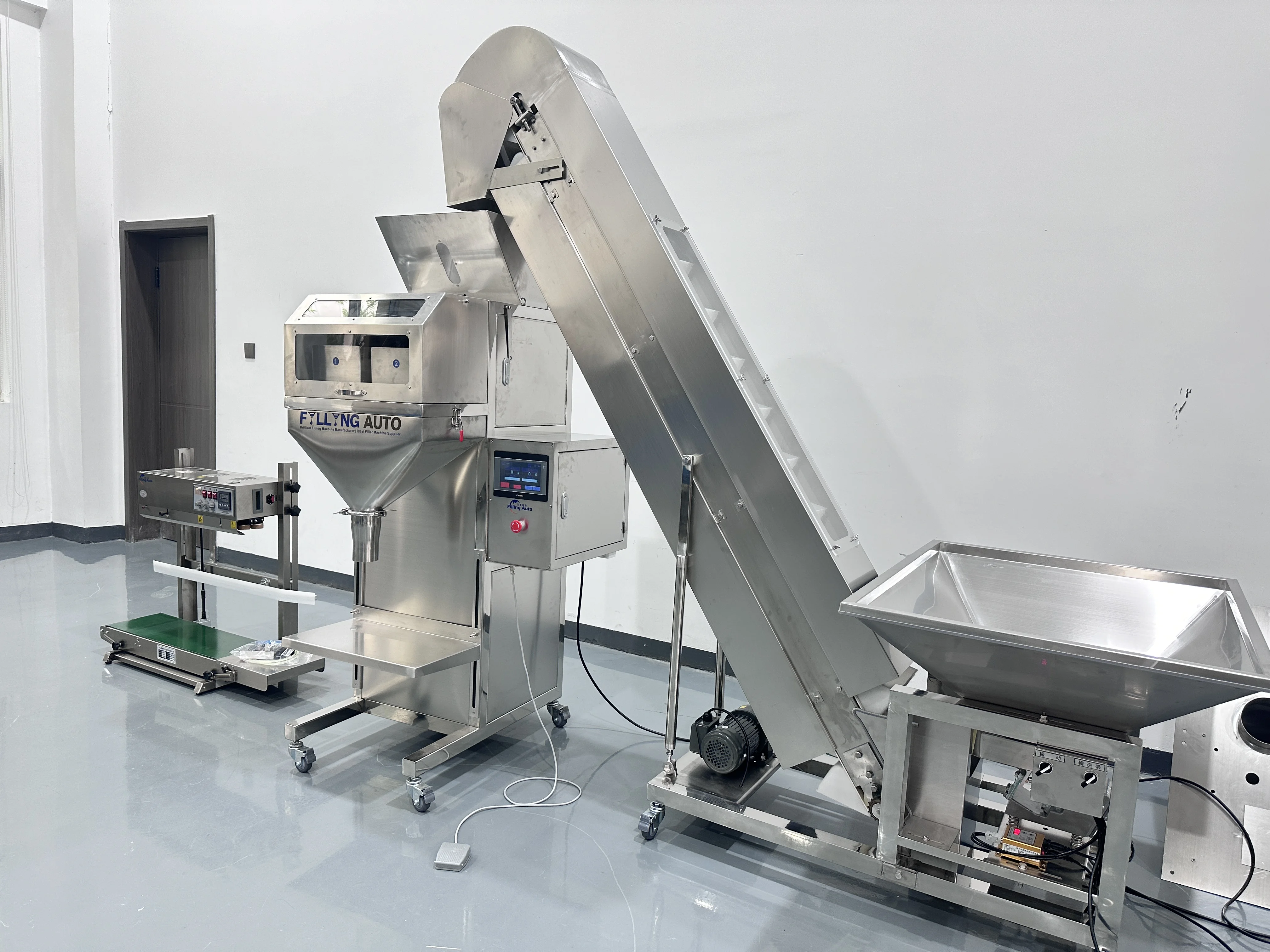 Semi-Automatic 5g-5kg Sugar Granule Filling Machine for Food Packaging in Plastic/Paper Pouches or Bags (Filling Auto Brand)