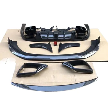 w222 s63 type spoiler carbon fiber front bumper lip rear kits for w222 new s63 AMG type Body Kit