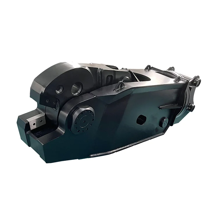 Hydraulic Rail Cutter Attachment for Excavators - Efficient Steel