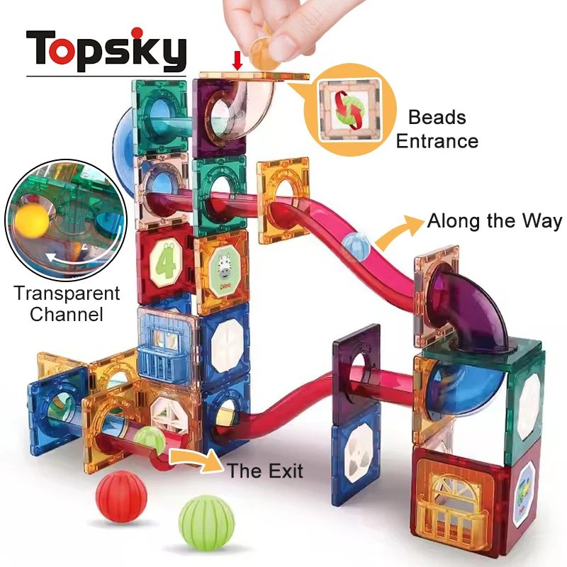 Plastic 3D Colorful Puzzles Stacking Blocks Toys DIY Tiles Clear Construction STEM Preschool Sensory Educational Toys for Kids