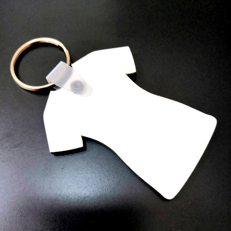 Sublimation Blank MDF Keychain Scrub Key Chain Nurse Gift Custom logo Clinic Promotion Gift