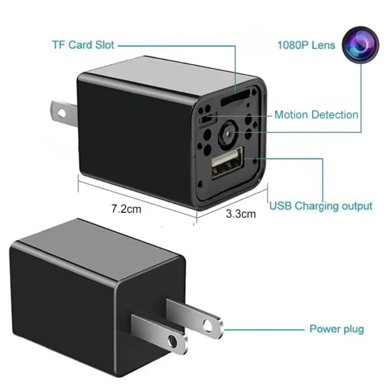 Mini 1080p Hd Wifi Camera Motion Detection Video Recorder App Remote Wireless Home Surveillance