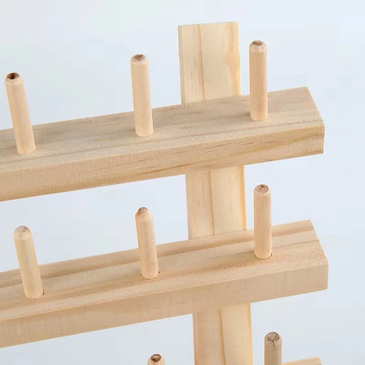 Factory Customized Cheap Display Hair Organizer Rack Hair Thread